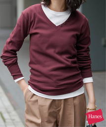 SLOBE IENA | 《2枚セット》HANES/ヘインズ SLOBE別注 2PACK リブロンTEE(Tシャツ/カットソー)