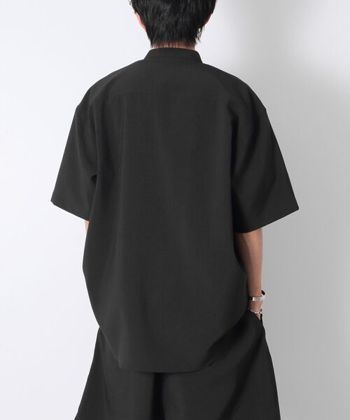 CRAFT STANDARD BOUTIQUE（クラフトスタンダードブティック）の「バンドカラー半袖シャツ（シャツ/ブラウス・メンズ・ネイビー/チャコールグレー/ライトブラウン・L/M）」の12枚目の写真