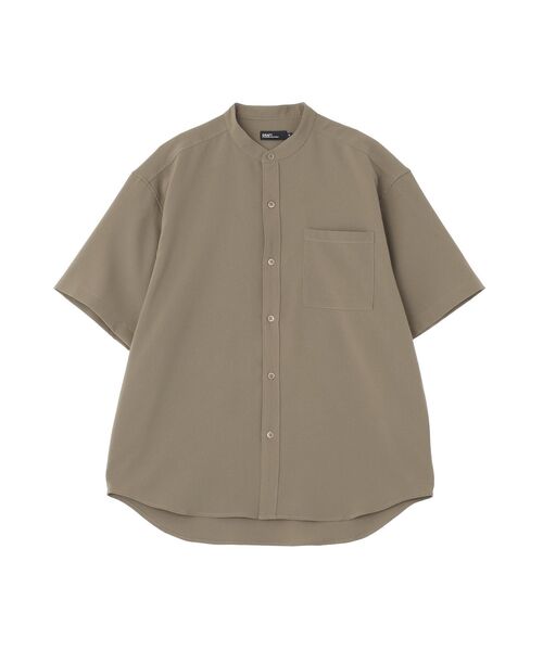 CRAFT STANDARD BOUTIQUE（クラフトスタンダードブティック）の「バンドカラー半袖シャツ（シャツ/ブラウス・メンズ・ネイビー/チャコールグレー/ライトブラウン・L/M）」の22枚目の写真