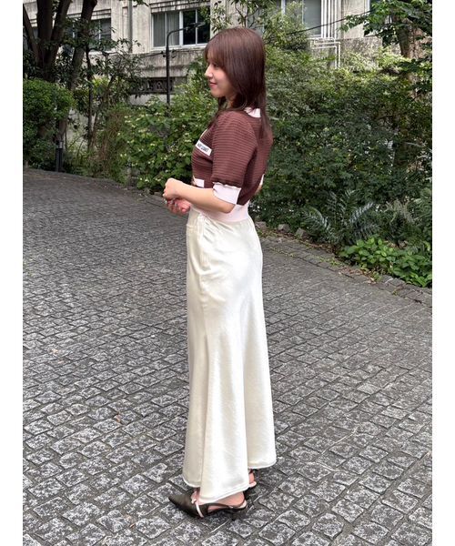 LILY BROWN(リリーブラウン)の「【LILY BROWN×MARY QUANT】ニットカーディガン(カーディガン/ボレロ・レディース・オフホワイト/ブラウン/ブラック・F)」の12枚目の写真