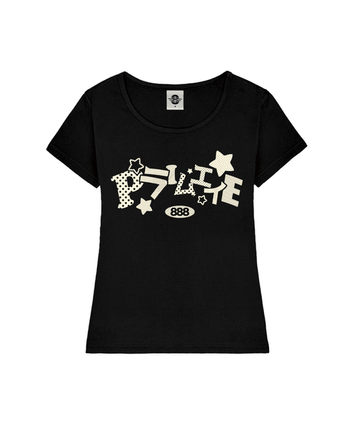 PRIMATE(プライメイト)の「SUGAR レディース Uネックスリムフィット半袖Tシャツ 6 COLORS(Tシャツ/カットソー・レディース・ミックスグレー/ホワイト/ネイビー/ミント/ブラック/ピンク・MEDIUM/SMALL)」の2枚目の写真
