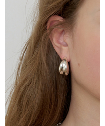 Bold Leaf Earrings (L262MER040)