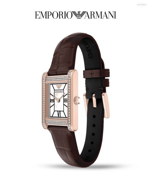 EMPORIO ARMANI(エンポリオアルマーニ)の「エンポリオ・アルマーニ 腕時計 レディース アナログ レザー AR11804(アナログ腕時計・レディース・ブラウン・FREE)」の9枚目の写真