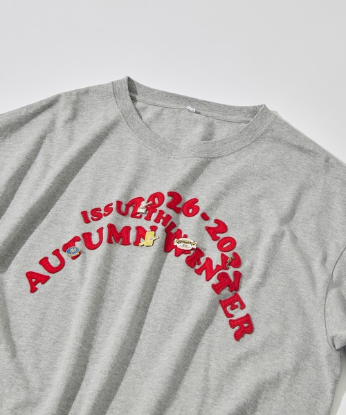 ISSUETHINGS（イシューシングス）の「【ISSUETHINGS/イシューシングス】TYPE108 (PATCHED)（Tシャツ/カットソー・メンズ・オリーブ/グレー/オレンジ・2/3）」の12枚目の写真