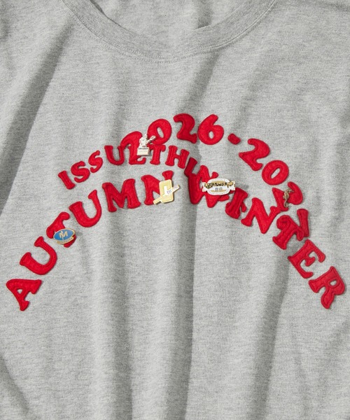 ISSUETHINGS（イシューシングス）の「【ISSUETHINGS/イシューシングス】TYPE108 (PATCHED)（Tシャツ/カットソー・メンズ・オリーブ/グレー/オレンジ・2/3）」の14枚目の写真