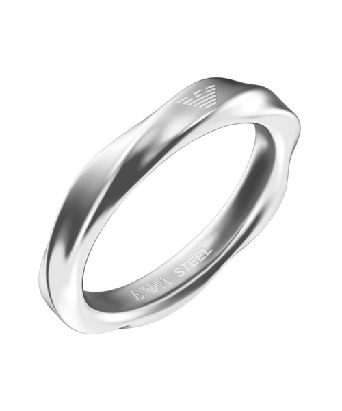 EMPORIO ARMANI（エンポリオアルマーニ）の「エンポリオ・アルマーニ アクセサリー メンズ 指輪 シルバー EGS3369040（リング・メンズ・シルバー・US10/US11/US9）」の4枚目の写真