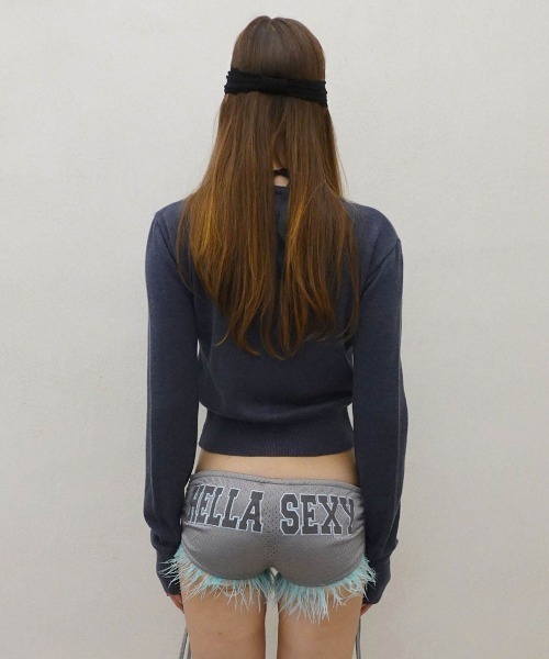 SCULPTOR(スカルプター)の「Sweet Kitty Basic Cardigan(カーディガン/ボレロ・レディース・ネイビー/ターコイズブルー/チャコールグレー/レッド・SMALL/MEDIUM/LARGE)」の15枚目の写真