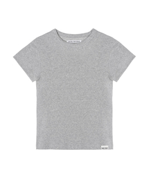 ESSENTIAL HALF SLEEVE TOP_GRAY