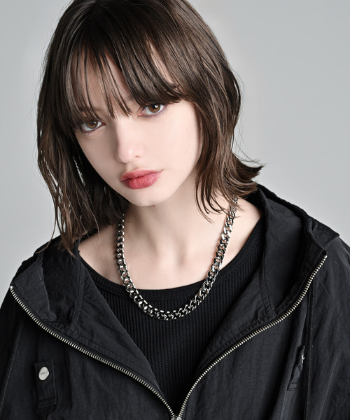 ADRER（アドラー）の「surgical stainless necklace ／ サージカルステンレス ネックレス（ネックレス・メンズ・シルバー・FREE）」の3枚目の写真