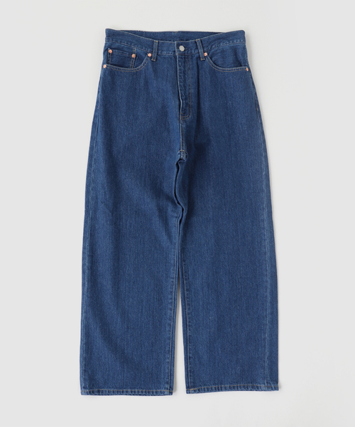 B.C STOCK（ベーセーストック）の「MID RISE STOVE PIPE JEAN（デニムパンツ・メンズ・ネイビー/ブルー・LARGE/MEDIUM）」の2枚目の写真