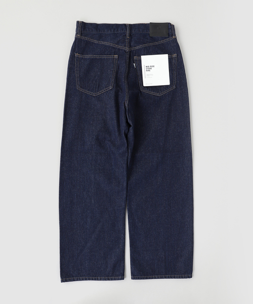 B.C STOCK（ベーセーストック）の「MID RISE STOVE PIPE JEAN（デニムパンツ・メンズ・ネイビー/ブルー・LARGE/MEDIUM）」の3枚目の写真