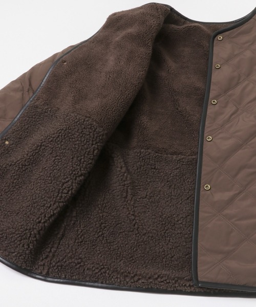 URBAN RESEARCH Sonny Label(アーバンリサーチサニーレーベル)の「リバーシブルボア撥水キルティングコート(その他アウター・レディース・ブラック/ブラウン/アイボリー・FREE)」の5枚目の写真
