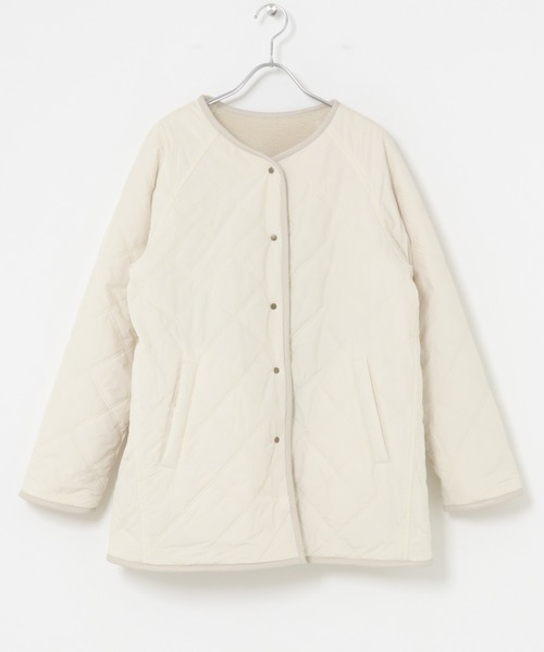 URBAN RESEARCH Sonny Label(アーバンリサーチサニーレーベル)の「リバーシブルボア撥水キルティングコート(その他アウター・レディース・ブラック/ブラウン/アイボリー・FREE)」の8枚目の写真
