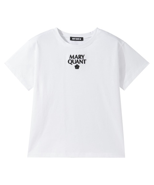 MARY QUANT(マリークワント)の「3Dロゴ刺繍 Tシャツ(Tシャツ/カットソー・レディース・グレー/ホワイト/ブラック・M)」の4枚目の写真
