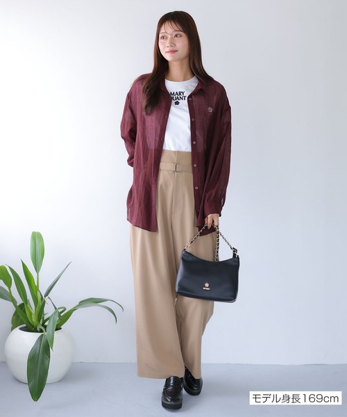 MARY QUANT(マリークワント)の「3Dロゴ刺繍 Tシャツ(Tシャツ/カットソー・レディース・グレー/ホワイト/ブラック・M)」の7枚目の写真