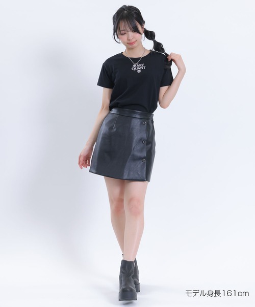 MARY QUANT(マリークワント)の「3Dロゴ刺繍 Tシャツ(Tシャツ/カットソー・レディース・グレー/ホワイト/ブラック・M)」の10枚目の写真