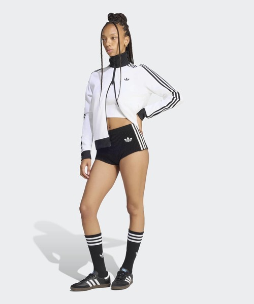 adidas(アディダス)の「アディルナ シーズン2 x ジェニー ニット ショートショーツ / アディダスオリジナルス adidas Originals(その他パンツ・レディース・ブラック・SMALL/X-LARGE/X-SMALL/XX-LARGE/LARGE/MEDIUM)」の5枚目の写真