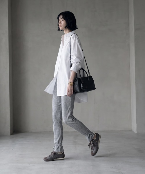 STYLE DELI(スタイルデリ)の「【BLK001】カットリブレギンスパンツ(その他パンツ・レディース・ブラック/グレー・FREE)」の17枚目の写真