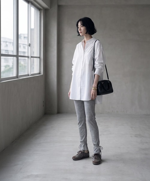 STYLE DELI(スタイルデリ)の「【BLK001】カットリブレギンスパンツ(その他パンツ・レディース・ブラック/グレー・FREE)」の11枚目の写真