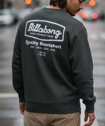 BILLABONG メンズ ROAD SIGN トレーナー 【2026年秋冬モデル】/ビラボンバックプリントスウェットトレーナー