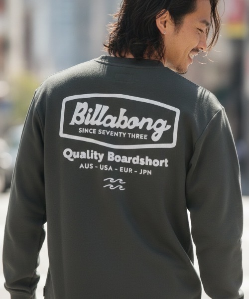 BILLABONG(ビラボン)の「BILLABONG メンズ ROAD SIGN トレーナー 【2026年秋冬モデル】/ビラボンバックプリントスウェットトレーナー(スウェット・メンズ・ブラック系その他/ブルー系その他/クリーム・X-LARGE/LARGE/MEDIUM/SMALL)」の8枚目の写真