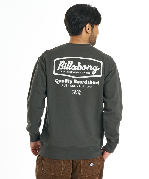 BILLABONG(ビラボン)の「BILLABONG メンズ ROAD SIGN トレーナー 【2026年秋冬モデル】/ビラボンバックプリントスウェットトレーナー(スウェット・メンズ・ブラック系その他/ブルー系その他/クリーム・X-LARGE/LARGE/MEDIUM/SMALL)」の12枚目の写真