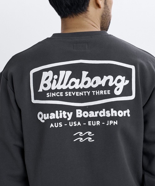 BILLABONG(ビラボン)の「BILLABONG メンズ ROAD SIGN トレーナー 【2026年秋冬モデル】/ビラボンバックプリントスウェットトレーナー(スウェット・メンズ・ブラック系その他/ブルー系その他/クリーム・X-LARGE/LARGE/MEDIUM/SMALL)」の14枚目の写真