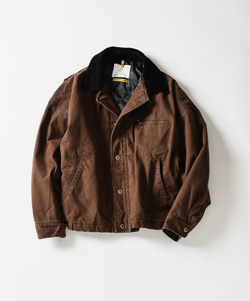 B.C STOCK(ベーセーストック)の「PofE HEAVY-DUCK PADDED BZ(その他アウター・メンズ・キャメル/ブラック/ブラウン/パープル・LARGE/MEDIUM)」の2枚目の写真