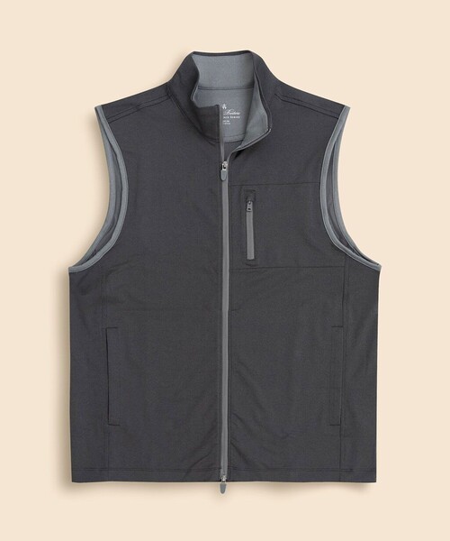 BROOKS BROTHERS（ブルックスブラザーズ）の「◆オンラインストア限定◆ Performance Series　ポリエステルブレンド　ストレッチジャージー　フルジップ　モックネックベスト（ベスト・メンズ・グレー/インディゴブルー・LARGE/MEDIUM/SMALL/X-LARGE）」の2枚目の写真