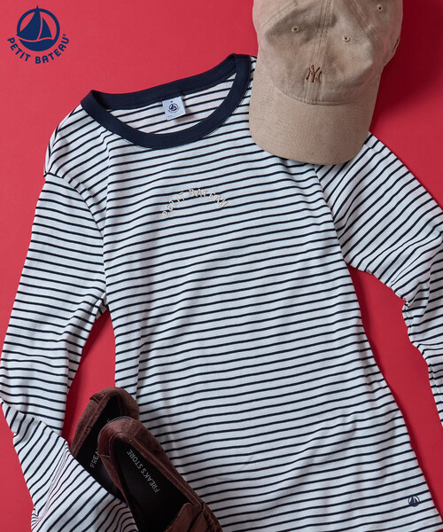 PETIT BATEAU｜プチバトーのトップス（ボーダー柄）通販 - ZOZOTOWN