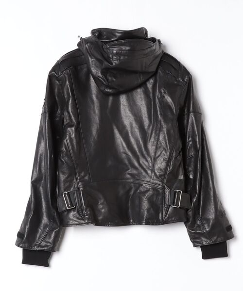 beautiful people（ビューティフルピープル）の「Phenix GORE-TEX leather blouso 1646102401（ブルゾン・レディース・ブラック・38）」の3枚目の写真