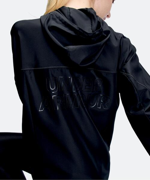 UNDER ARMOUR(アンダーアーマー)の「UAノーライナー ウーブン ジャケット(トレーニング/レディース)(その他アウター・レディース・ブラック・M/XL/L)」の5枚目の写真