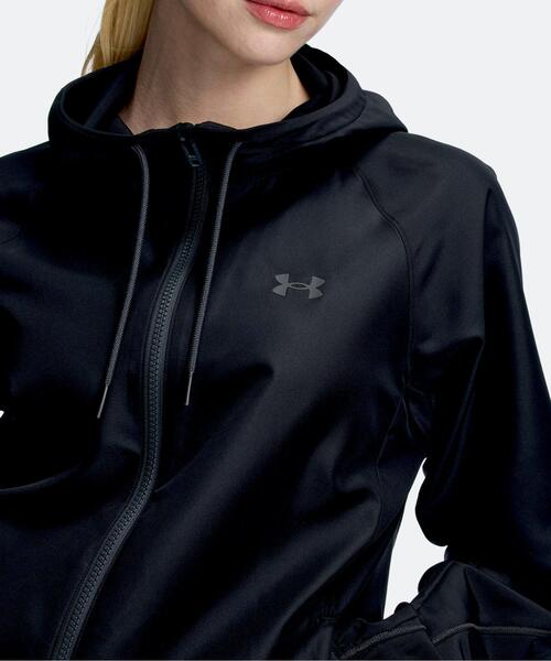 UNDER ARMOUR(アンダーアーマー)の「UAノーライナー ウーブン ジャケット(トレーニング/レディース)(その他アウター・レディース・ブラック・M/XL/L)」の6枚目の写真