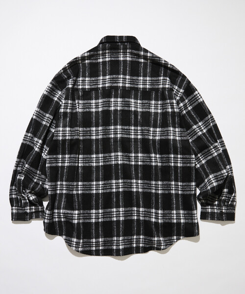 FREAK'S STORE(フリークスストア)の「限定展開 Relax Fit リラックスフィット ヘビーネル チェック シャツ(シャツ/ブラウス・メンズ・ブラック/ブラウン/ネイビー・MEDIUM/SMALL/LARGE)」の6枚目の写真