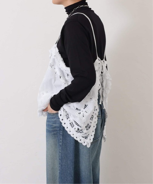 JOURNAL STANDARD LUXE(ジャーナルスタンダード ラックス)の「《追加》バテンレース キャミブラウス(シャツ/ブラウス・レディース・ホワイト/ブラック・FREE)」の8枚目の写真