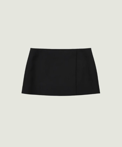 GRVRGROVE(グローブ)の「MERCY WRAP SKIRT(スカート・レディース・ブラック/チャコール・MEDIUM)」の2枚目の写真