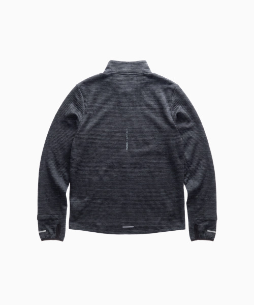 LIMELIGHT APPAREL（ライムライトアパレル）の「エスルリット ハーフ ジップアップ ランニング ロングスリーブ（チャコール/グレー）（Tシャツ/カットソー・メンズ・その他・SMALL/MEDIUM/LARGE/X-LARGE/XX-LARGE）」の2枚目の写真