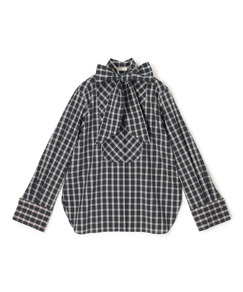 DES PRES(デ・プレ)の「シルクポリエステルツイルチェック タイブザムシャツ(シャツ/ブラウス・レディース・グリーン系その他・FREE)」の1枚目の写真