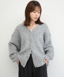 Nulli（ヌリ）の「モヘア起毛ニットカーディガン（その他トップス）」