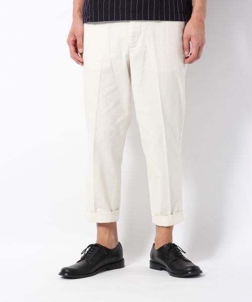 GLOBAL WORK（グローバルワーク）の「ストレッチメンアサクロップド/710243（その他パンツ・メンズ・ネイビー/ライトグリーン/ホワイト系その他/ベージュ・X-LARGE/LARGE/SMALL/MEDIUM）」の2枚目の写真