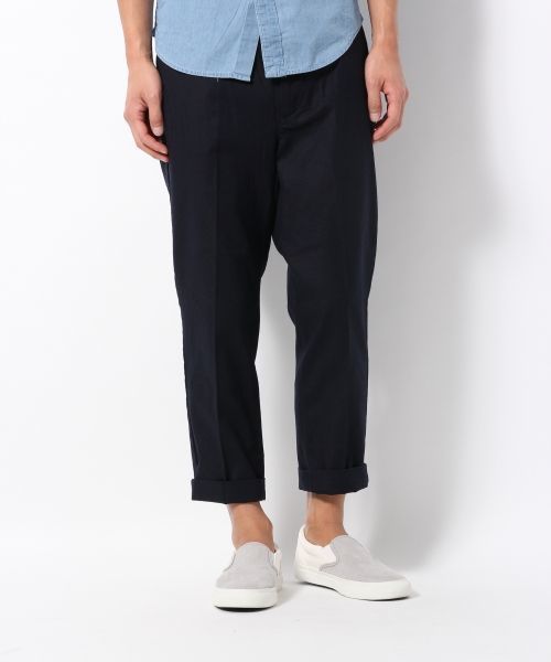 GLOBAL WORK（グローバルワーク）の「ストレッチメンアサクロップド/710243（その他パンツ・メンズ・ネイビー/ライトグリーン/ホワイト系その他/ベージュ・X-LARGE/LARGE/SMALL/MEDIUM）」の4枚目の写真