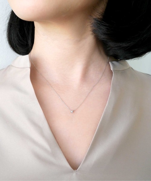 プラチナ ダイヤモンドキャトルネックレス（ネックレス）｜VENDOME