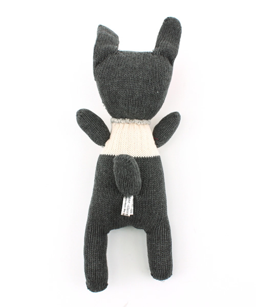 SHIPS KIDS(シップスキッズ)の「ANNE-CLAIRE PETIT:スモール ドッグ(ぬいぐるみ)(おもちゃ・キッズ・ホワイト/チャコールグレー・ONE SIZE)」の3枚目の写真