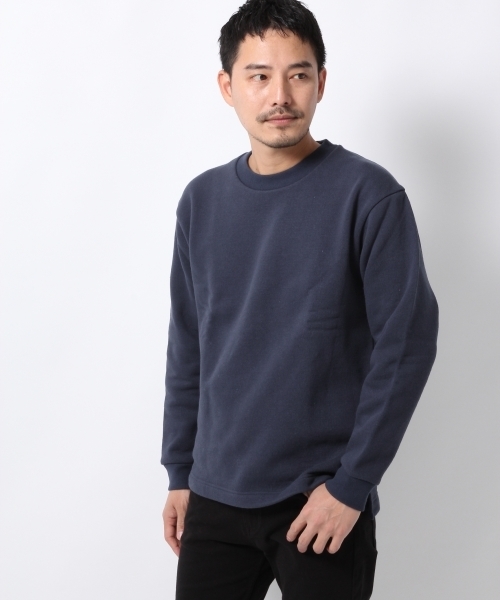 GLOBAL WORK（グローバルワーク）の「トンプキンウラケクルーネック/735744（Tシャツ/カットソー・メンズ・グレー/ブラック/ダークブラウン/ネイビー・MEDIUM/SMALL/X-LARGE/LARGE）」の4枚目の写真