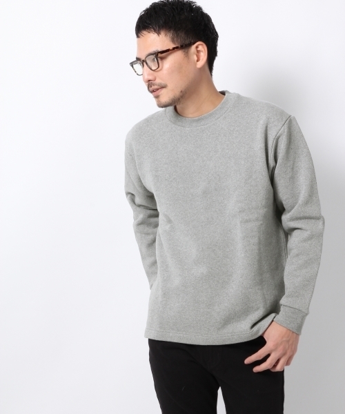 GLOBAL WORK（グローバルワーク）の「トンプキンウラケクルーネック/735744（Tシャツ/カットソー・メンズ・グレー/ブラック/ダークブラウン/ネイビー・MEDIUM/SMALL/X-LARGE/LARGE）」の2枚目の写真