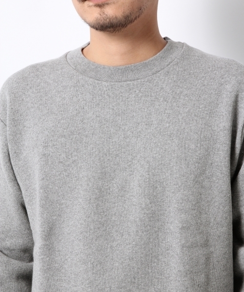 GLOBAL WORK（グローバルワーク）の「トンプキンウラケクルーネック/735744（Tシャツ/カットソー・メンズ・グレー/ブラック/ダークブラウン/ネイビー・MEDIUM/SMALL/X-LARGE/LARGE）」の9枚目の写真