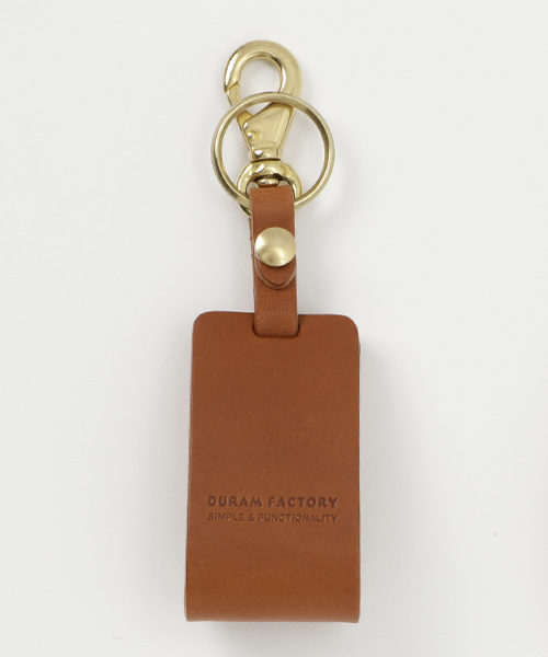 DURAM FACTORY（ドゥラムファクトリー）の「DURAM ドゥラム スマートキーホルダー レザー スマートキーケースカバー キーリング 車 16006 Sサイズ（キーケース/キーアクセサリー・メンズ・ライトブラウン/ブラック/ブラウン/ダークブラウン/レッド/グリーン・FREE）」の10枚目の写真