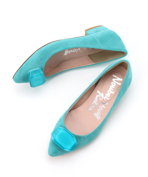 Noubel Voug Relax(ヌーベルヴォーグリラックス)の「ビジュー付きパンプス(パンプス・レディース・ブラック/ベージュ/ブルー/イエロー/ピンク・22/22.5/23/23.5/24/24.5)」の4枚目の写真