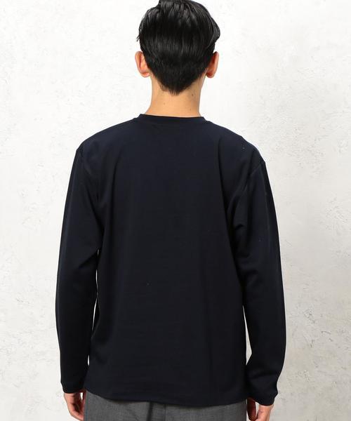 green label relaxing（グリーンレーベルリラクシング）の「KC SUPIMA/C PONTE C/N LS◆（Tシャツ/カットソー・メンズ・ホワイト/グレー/ネイビー・LARGE/SMALL/MEDIUM）」の13枚目の写真