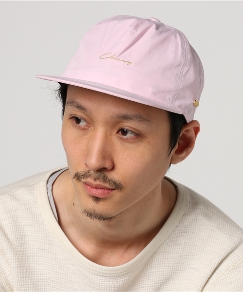 WEGO（ウィゴー）の「WEGO/コットンナイロン5パネルキャップ（キャップ・メンズ・ネイビー/ライトピンク/ブラック/ホワイト/ライトグレー・FREE）」の12枚目の写真